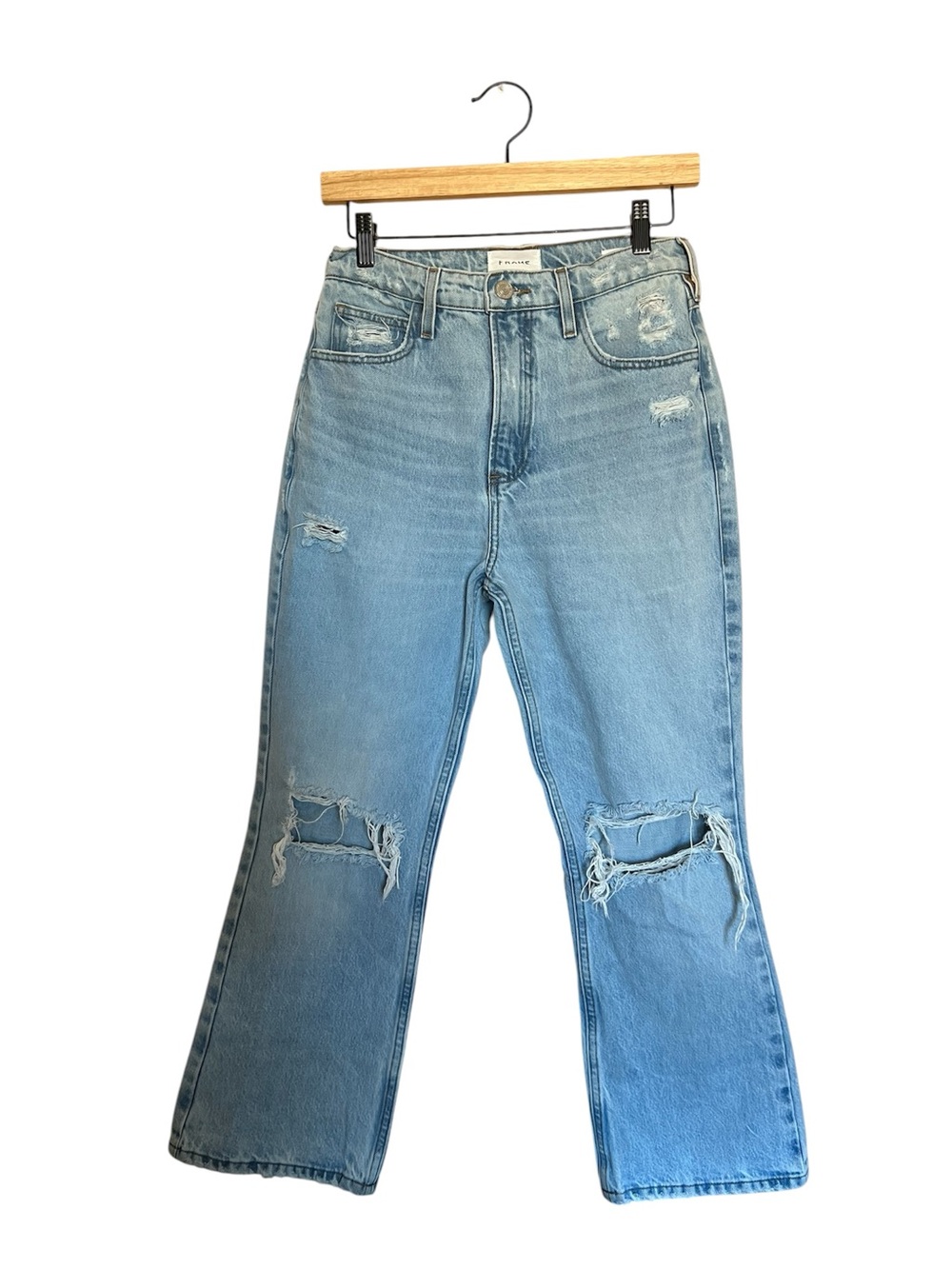 FRAME Le High N Tight crop mini boot size 26